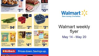 Walmart weekly flyer May 14 - May 20