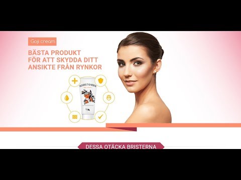 GOJI CREAM BÄSTA PRODUKT FÖR ATT SKYDDA DITT ANSIKTE FRÅN RYNKOR
