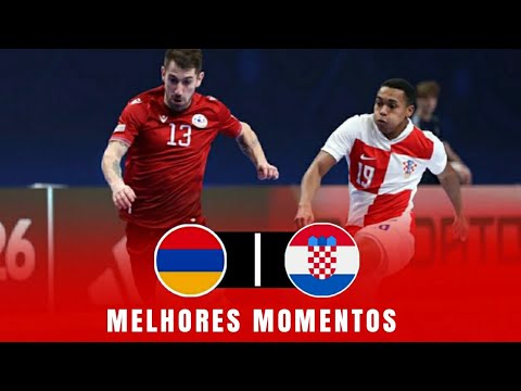 Armenia vs Croatia  - UEFA Futsal Euro 2026 - Quarter-finals - Match Highlights