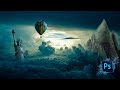 Adobe Photoshop Photo Manipulation Statue Of Liberty P