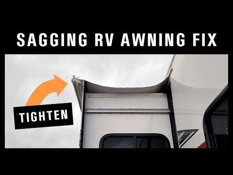 How to Tighten & Fix a Sagging RV Awning (Topper)