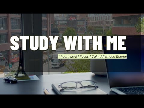 1-Hour Study With Me 📚 | Pomodoro 25/5 | Lofi Beats | Deep Focus