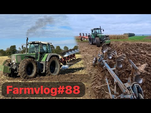 Farmvlog#88 Mit zwei Pflügen auf einem Acker / Fendt Favorit 824 | Febdt Farmer 311c