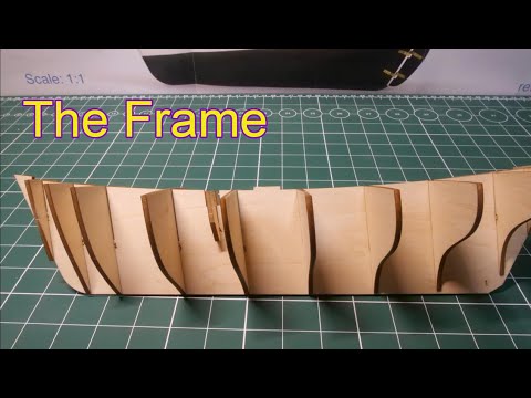Marie Jeanne, French Tuna Fishing Boat,  Build Diary part 1, Building the Frame