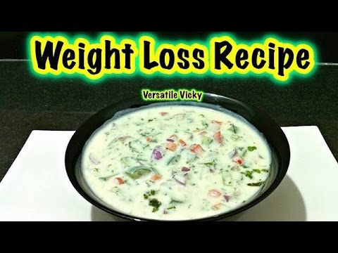 How to Lose Weight Fast with Dahi / Lose 5KG in a Month / Veg Raita Recipe in Hindi