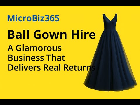Starting a Ball Gown Business: Start This for Under £300 - low-cost business idea