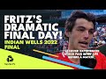 Taylor Fritz Nearly Didn't Play the Indian Wells Final! ? The Story Of A Dramatic Final Day