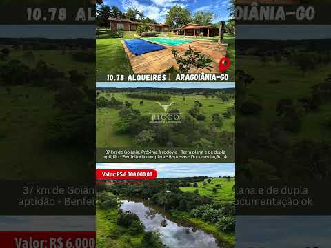 Chácara em Aragoiânia Goiás / whatsapp 62 99373-6407