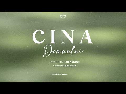 Biserica Betania Cluj Live - Cina Domnului