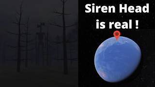 Siren Head On Google Earth! 😱😨 Scary Street View On Google Earth and G