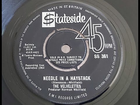 The Velvelettes 'Needle In A Haystack' 1964 45 rpm