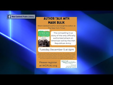 NJ West Caldwell Public Library Set To Host An Author Talk