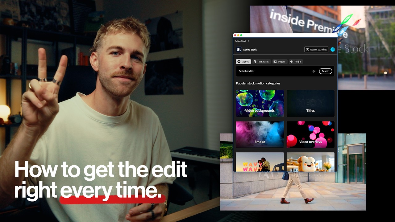 How to Plan Your Shots Using the Adobe Stock Panel in Premiere | Adobe Creative Cloud