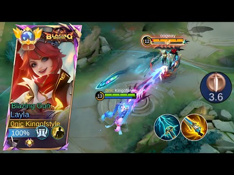 LAYLA BEST 1 HIT BUILD 2026!! (100% BROKEN) - MLBB