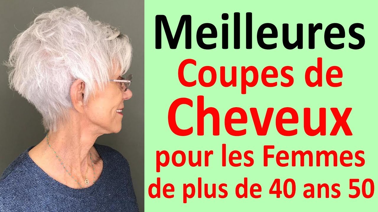COUPES De Cheveux COURTES 2020! Pour Les Femmes âgées de 40 50 60 ans et plus