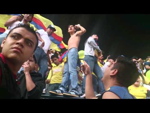 "Llegada del ritual del kaoz al América Vs pumas" Barra: Ritual Del Kaoz &bull; Club: América