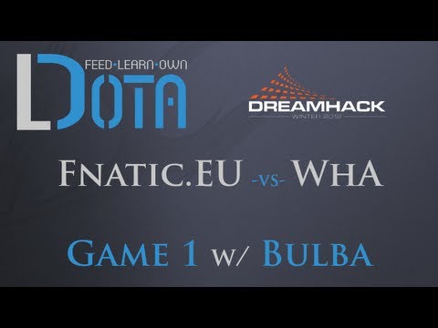 Fnatic.EU vs WhA - Game 1 (Dreamhack Winter 2012 Quarterfinals)