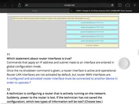 CCNA 1 Chapter 6 v5.0 Exam Answers 2014