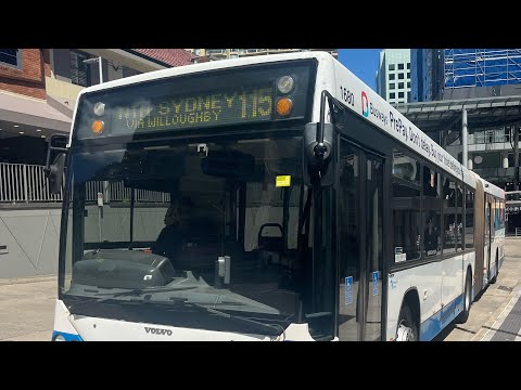 Busways Willoughby m/o 1680 Volvo B12BLEA Euro 3 Custom Coaches CB60 National 🦘 Day Bendy Bus Ride.