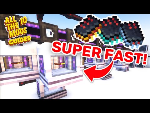 How To Auto-Craft AE2 Processors FAST in All The Mods 10
