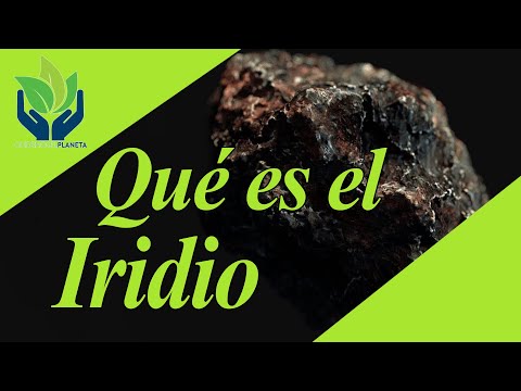 Iridio: el metal extraterrestre