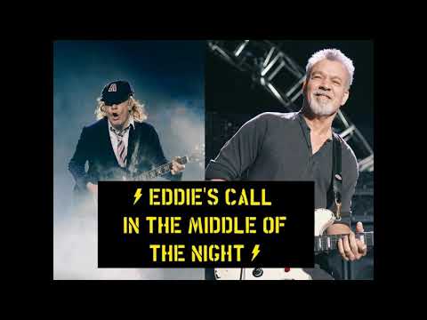 AC/DC's Angus Young tells story about Eddie Van Halen calling him in the middle of the night.