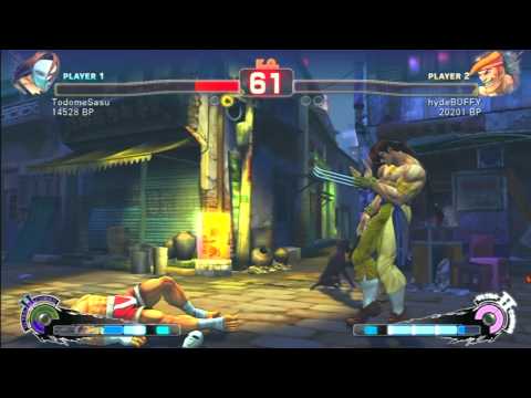SSF4 Rank Match  TodomeSasu (CW)  vs  hydeBUFFY (AD)
