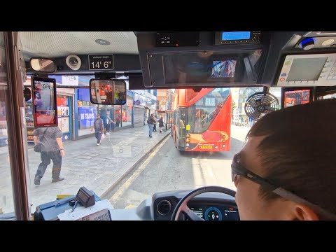 London Bus Route 287 Full Route Barking Station to Rainham (NEW Electric bus) Driver POV