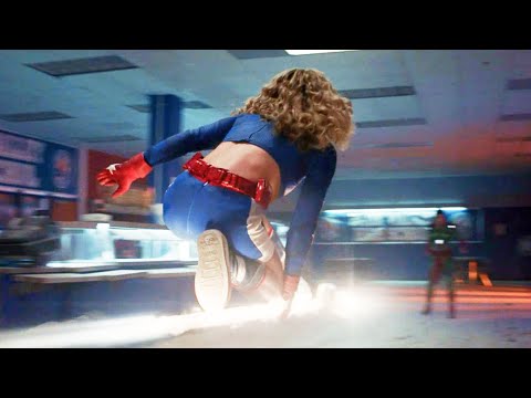 Stargirl 2x06 Icicle Jr meet Shiv. Fight scene