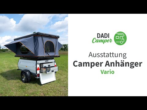 Camper Anhänger Vario - Ausstattung - DADI Camper mieten