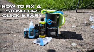 How to fix a stone chip on your car paint quick and easy | CHIPEX Paint Chip Repair Review HD