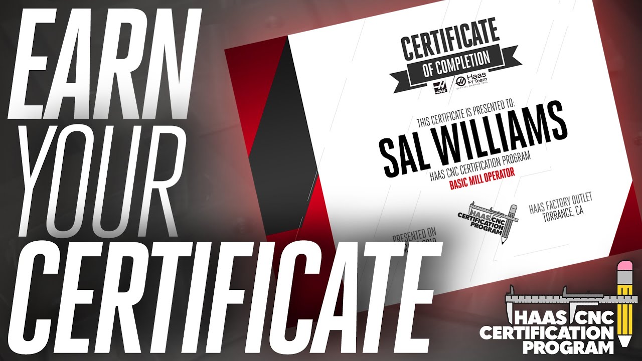 The Haas CNC Certification Program - Haas Automation, Inc.