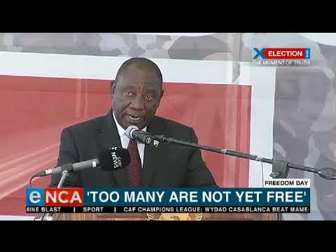 Ramaphosa says many yet to experience democracy