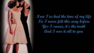 Bill Medley & Jennifer Warnes- (I've Had) The Time Of My Life Lyrics