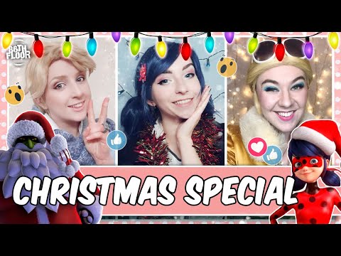 Cosplayers React to Miraculous Ladybug - Christmas Special 🎄