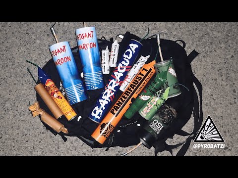 💥XXXL F4 POLENBÖLLER ZERSTÖREN DEN ASPHALT – PANZERFAUST, BARRACUDA, 2x GIGANT MAROON...