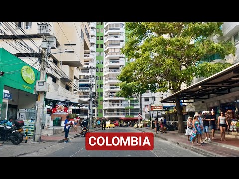 Driving the Caribbean Coast | Santa Marta to Rodadero Beach (Colombia 4K)