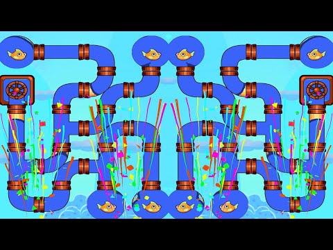 Save the Fish Game || Pull the Pin || All Levels 2291-2305 fishdom ##169