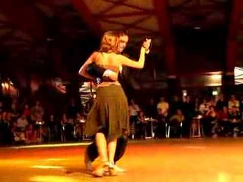  Pablo Rodriguez  is  dancing  to  the  tango  "  Ojos Negros  "
