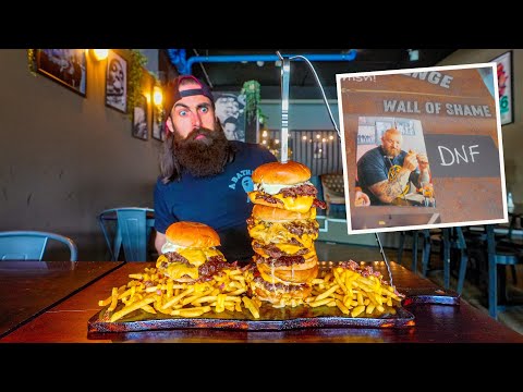 ATTEMPTING THE CHALLENGE EVEN THE WORLD'S STRONGEST MAN COULDN'T FINISH! | BeardMeatsFood
