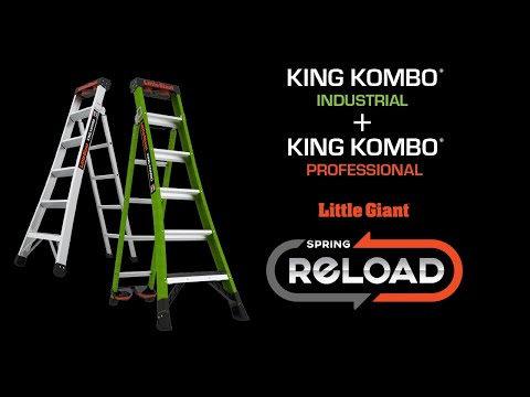 King Kombo Industrial + Professional | Spring Reload | Little Giant Ladder Systems