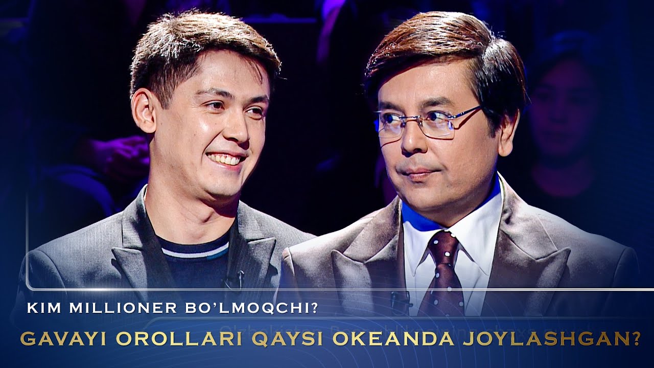 Kim Millioner Bo‘lmoqchi? - GAVAYI OROLLARI QAYSI OKEANDA JOYLASHGAN?