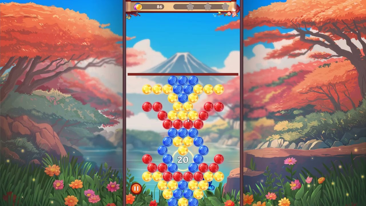 Bubble Shooter Butterfly gameplay tutorial