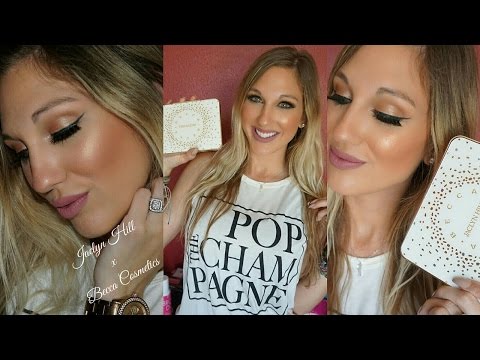 JACLYN HILL X BECCA COSMETICS FACE GLOW PALETTE ♡ Review, Demo, Swatches Video
