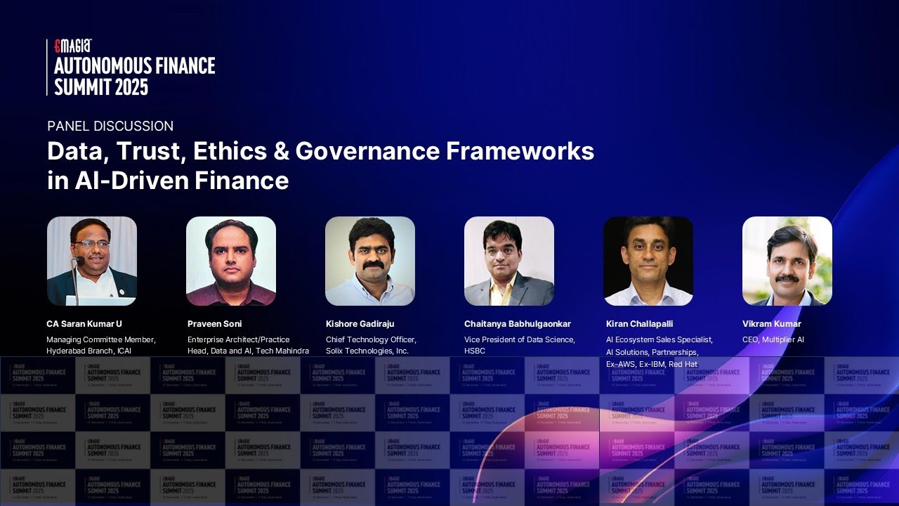 Videos 8 Data, Trust, Ethics & Governance Frameworks in AI-Driven Finance