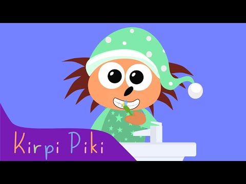 Dişlerini Fırçala - Kirpi Piki - Bebek Şarkıları - Kirpi Piki Çizgi Film Çocuk Şarkıları