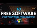 10 Must Know Free Software For Your New Windows PC