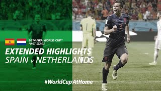 Spain 1-5 Netherlands  Extended Highlights  2014 F