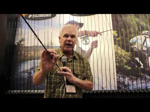 Sage ONE fly rod introduced by Jerry Siem at 2011 IFTD Show