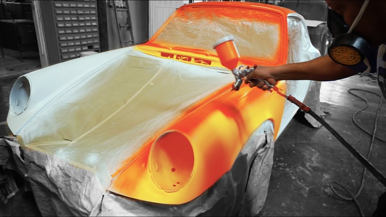 Pintando el Porsche 911